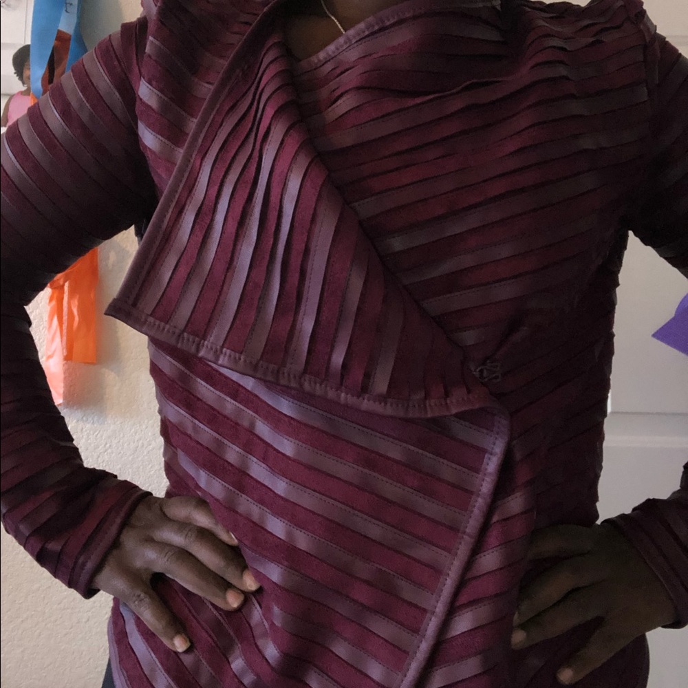 Maroon Blazer Jacket